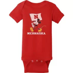 Blue 84 Baby Nebraska Cornhuskers Disney Flag Onesie