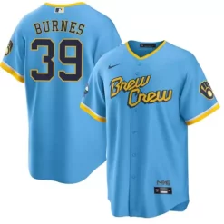 Nike Milwaukee Brewers Corbin Burnes #39 2022 City Connect Jersey