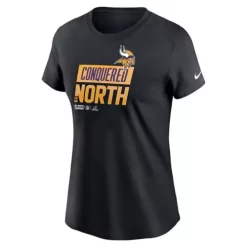 Nike Women's Minnesota Vikings 2022 NFC North Division Champions Locker Room T-Shirt