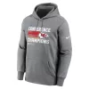 Nike Kansas City Chiefs AFC Champions Locker Room Hoodie -CHAMPRO SHOP 19700941777