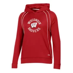 Under Armour Women's Wisconsin Badgers Gameday Terry Hoodie