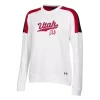 Under Armour Women's Utah Utes Gameday Terry Crewneck Sweatshirt