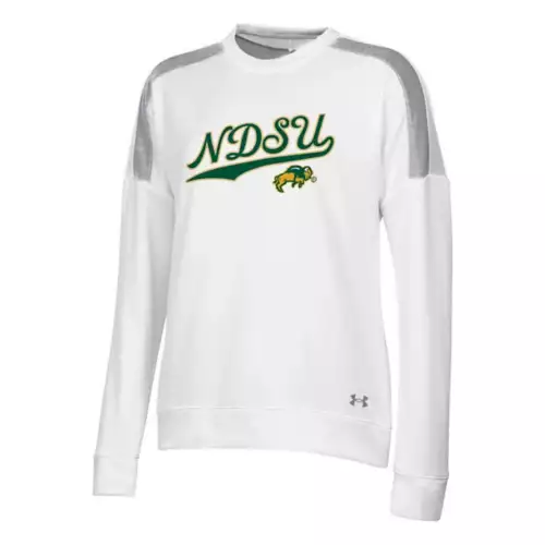 Under Armour Women's North Dakota State Bison Gameday Terry Crewneck Sweatshirt 3 Under Armour Women's North Dakota State Bison Gameday Terry Crewneck Sweatshirt