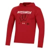 Under Armour Wisconsin Badgers Hooded Long Sleeve Shooter Shirt -CHAMPRO SHOP 19714288295