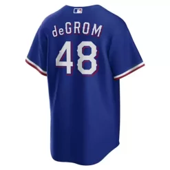 Nike Texas Rangers Jacob DeGrom #48 Alternate Replica Jersey -CHAMPRO SHOP 19717059793 1