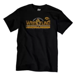 Blue 84 Iowa Hawkeyes Wrestling Card T-Shirt