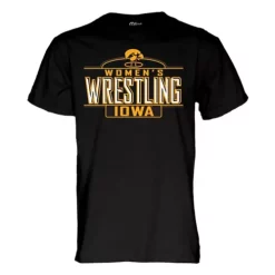 Blue 84 Iowa Hawkeyes Mattastic Women's Wrestling T-Shirt