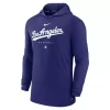 Nike Los Angeles Dodgers Authentic Collection Hooded Long Sleeve Shirt -CHAMPRO SHOP 68920614254
