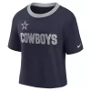 Nike Women's Dallas Cowboys Fan Crop T-Shirt 1 Nike Women's Dallas Cowboys Fan Crop T-Shirt -CHAMPRO SHOP 68920618347
