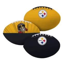 Rawlings Pittsburgh Steelers 3rd Down 4" Football Set