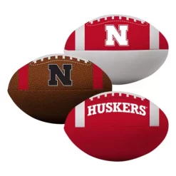 Rawlings Nebraska Cornhuskers 3rd Down 4" Football Set