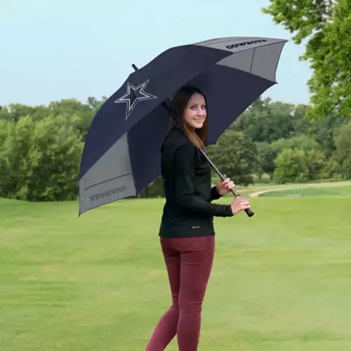 Team Effort Dallas Cowboys 62" WindSheer Lite Umbrella 5 Team Effort Dallas Cowboys 62" WindSheer Lite Umbrella - Image 3