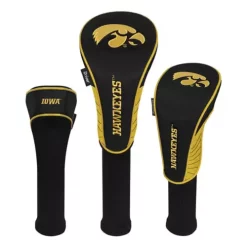Team Effort Iowa Hawkeyes 3 Pack Headcovers
