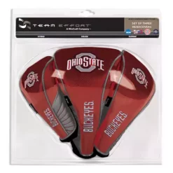 Team Effort Ohio State Buckeyes Set Of Three Headcovers -CHAMPRO SHOP 72314103005 3