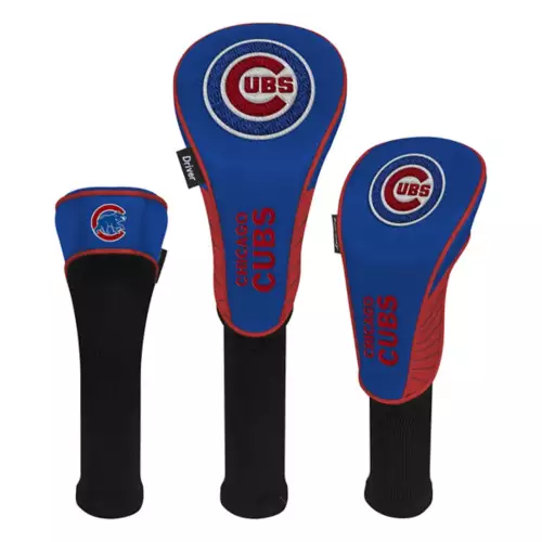 Team Effort Chicago Cubs 3 Pack Headcovers 3 Team Effort Chicago Cubs 3 Pack Headcovers
