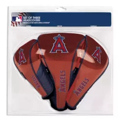 Team Effort Los Angeles Angels Set Of Three Headcovers -CHAMPRO SHOP 72314103192 3
