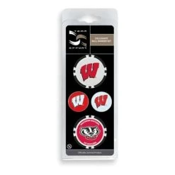 Team Effort Wisconsin Badgers Ball Marker Set