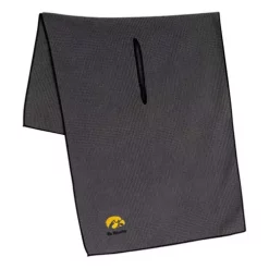 Team Effort Iowa Hawkeyes Waffle Microfiber Golf Towel