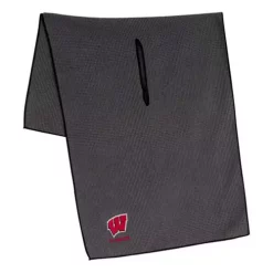 Team Effort Wisconsin Badgers Waffle Microfiber Golf Towel