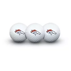 Team Effort Denver Broncos 3 Pack Golf Balls