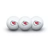 Team Effort Kansas City Chiefs 3 Pack Golf Balls -CHAMPRO SHOP 72314104148