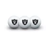 Team Effort Las Vegas Raiders 3 Pack Golf Balls 2 Team Effort Las Vegas Raiders 3 Pack Golf Balls -CHAMPRO SHOP 72314104155