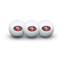Team Effort San Francisco 49ers 3 Pack Golf Balls