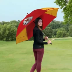 Team Effort Kansas City Chiefs 62" WindSheer Lite Umbrella -CHAMPRO SHOP 72314105047