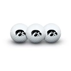 Team Effort Iowa Hawkeyes 3 Pack Golf Balls