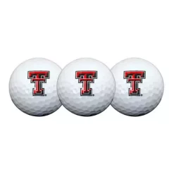 Team Effort Texas Tech Red Raiders 3 Pack Golf Balls