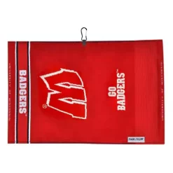 Team Effort Wisconsin Badgers Jacquard Golf Towel