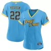 Nike Women Milwaukee Brewers Christian Yelich #22 City Connect Jersey -CHAMPRO SHOP 72665495432