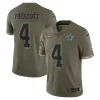 Nike Dallas Cowboys Dak Prescott #4 2022 Salute To Service Jersey
