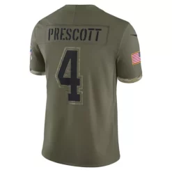 Nike Dallas Cowboys Dak Prescott #4 2022 Salute To Service Jersey -CHAMPRO SHOP 72665637352 1