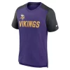 Nike Minnesota Vikings Colorblock T-Shirt -CHAMPRO SHOP 72665736644