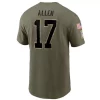 Nike Buffalo Bills Josh Allen #17 2022 Salute To Service Name & Number T-Shirt -CHAMPRO SHOP 72665848115