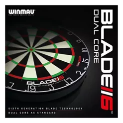 ESCALADE SPORTS Winmau Blade 6 Dual Core Bristle Dartboard -CHAMPRO SHOP 75480635170 3