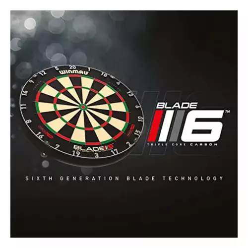 ESCALADE SPORTS Winmau Blade 6 Triple Core Carbon Professional Bristle Dartboard 7 ESCALADE SPORTS Winmau Blade 6 Triple Core Carbon Professional Bristle Dartboard - Image 5