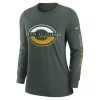 Nike Women's Green Bay Packers Prime Long Sleeve Shirt -CHAMPRO SHOP 82138214757