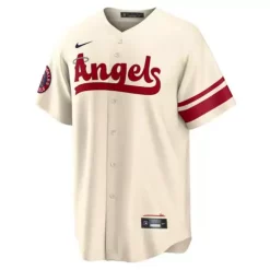 Nike Los Angeles Angels Mike Trout #27 City Connect Jersey -CHAMPRO SHOP 82717698593 2