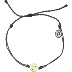 Pura Vida Happy Face Bracelet