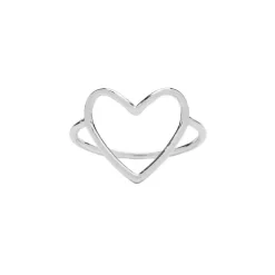 Women's Pura Vida Heart Band Ring