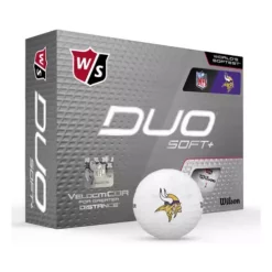Wilson Minnesota Vikings Duo Soft+ Golf Balls
