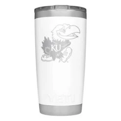 YETI Kansas Jayhawks 20oz Rambler Tumbler