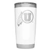 YETI Utah Utes 20oz Rambler Tumbler -CHAMPRO SHOP 88883005192