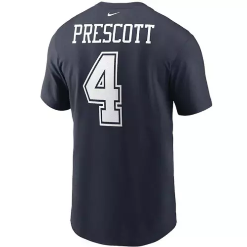 Nike Dallas Cowboys Dak Prescott #4 Name & Number Player T-Shirt 3 Nike Dallas Cowboys Dak Prescott #4 Name & Number Player T-Shirt