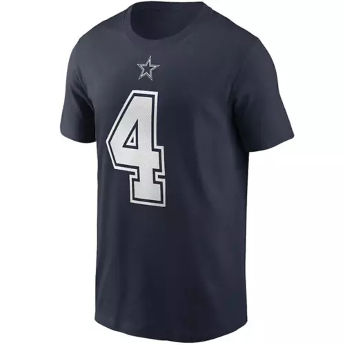 Nike Dallas Cowboys Dak Prescott #4 Name & Number Player T-Shirt 4 Nike Dallas Cowboys Dak Prescott #4 Name & Number Player T-Shirt - Image 2